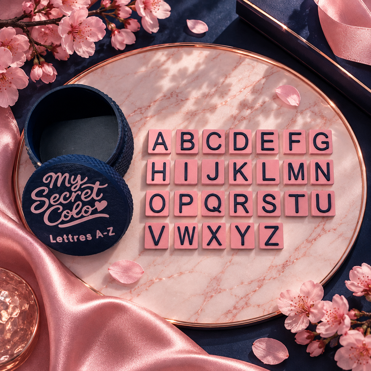 Boite lettres A-Z + pastilles
