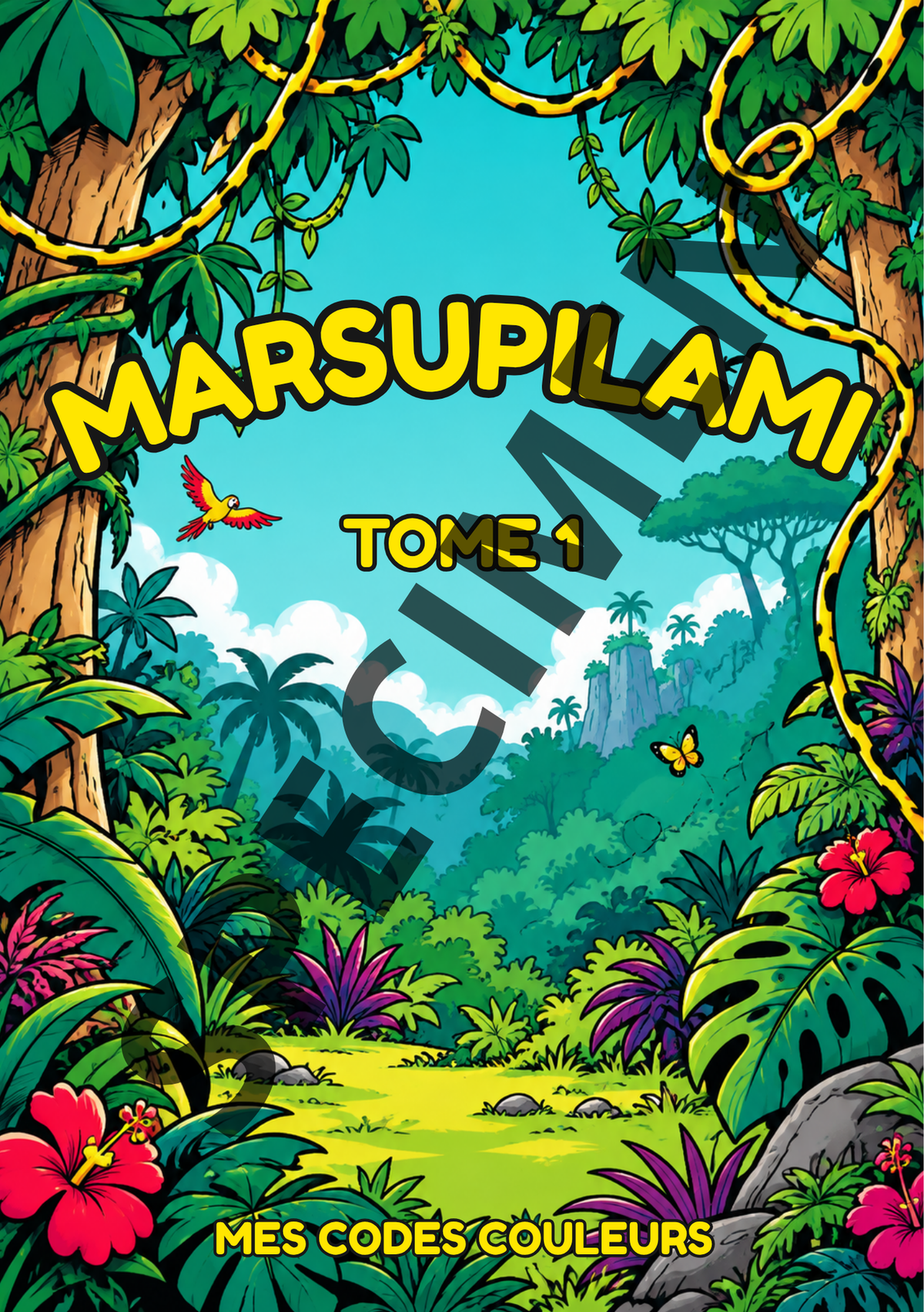 Marsupilami Tome 1 - Livret de codes couleurs