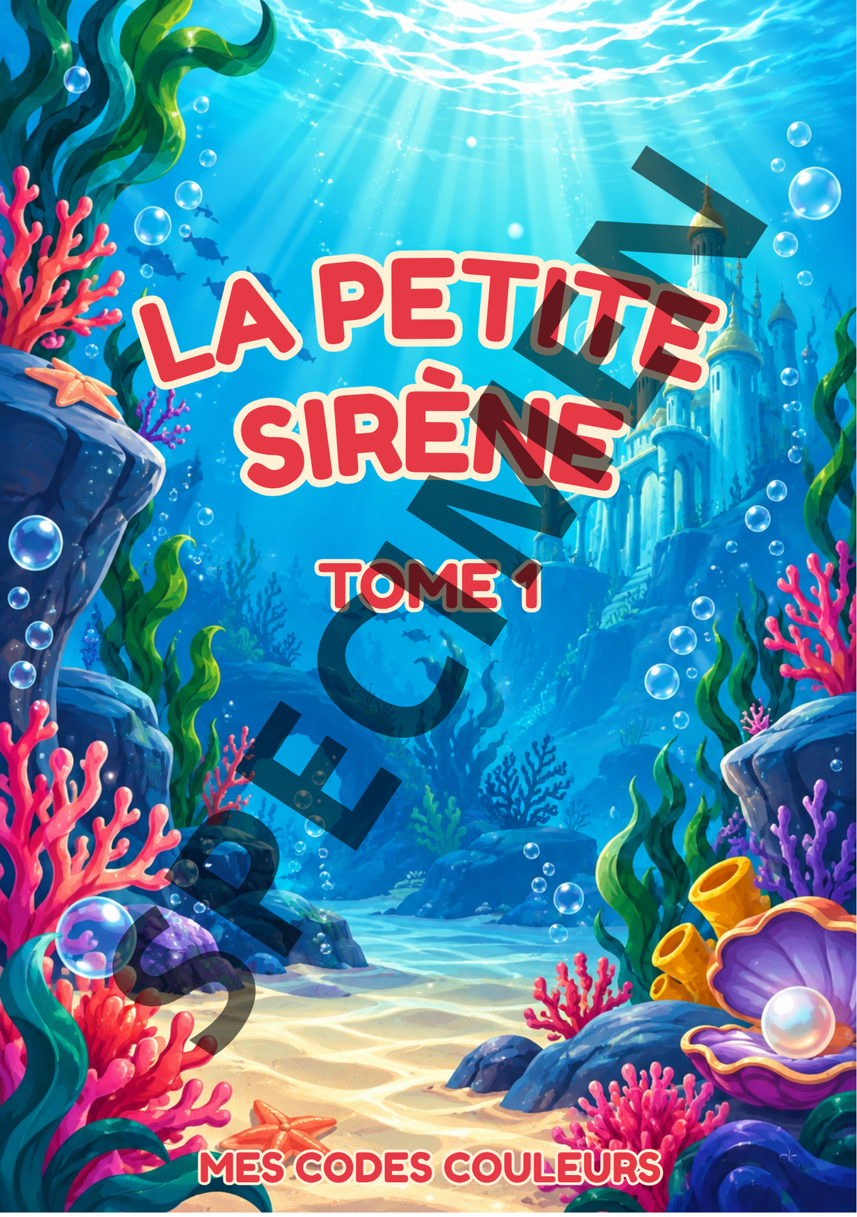 La Petite sirène Tome 1 - Livret de codes couleurs