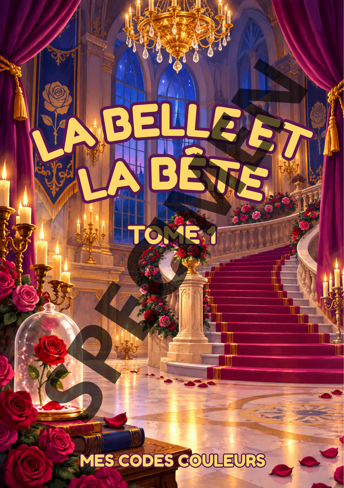 La Belle et la Bête Tome 1 - Livret de codes couleurs