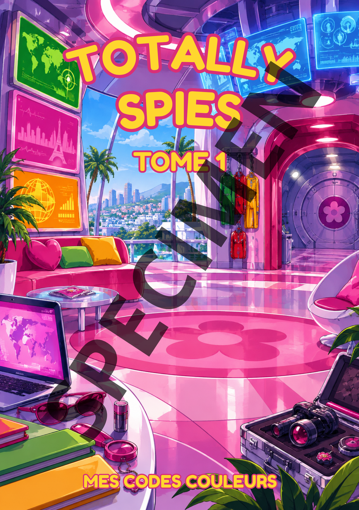 Totally Spies Tome 1 - Livret de codes couleurs